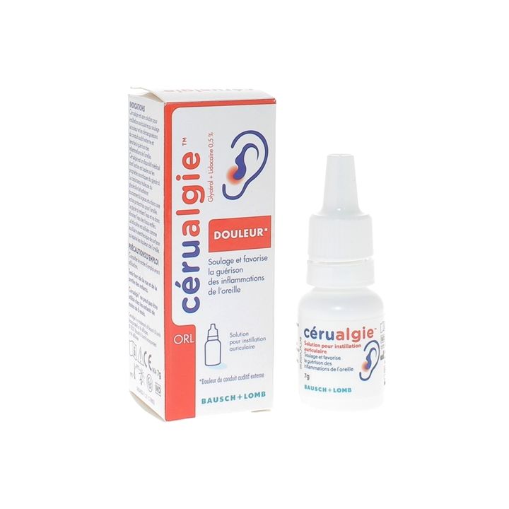 Cérualgie Lösung Ohr Baush Lomb - Flasche mit 7g