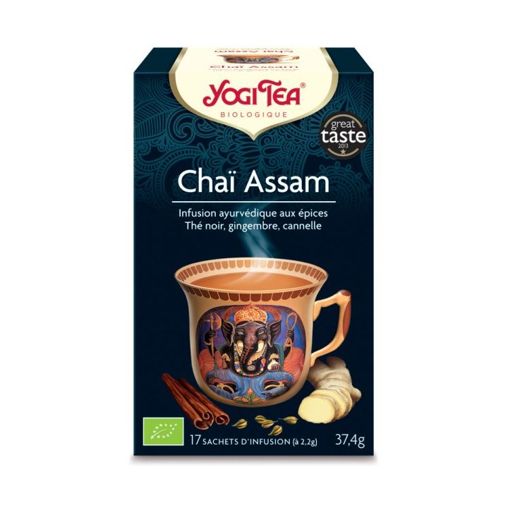 Chaï Assam Bio-Tee Yogi Tea - Box mit 17 Beuteln
