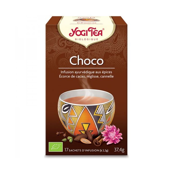 Choco BIO Yogi Tea - Box mit 17 Beuteln