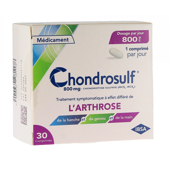 Chondrosulf 800mg Ibsa - Packung mit 30 Tabletten
