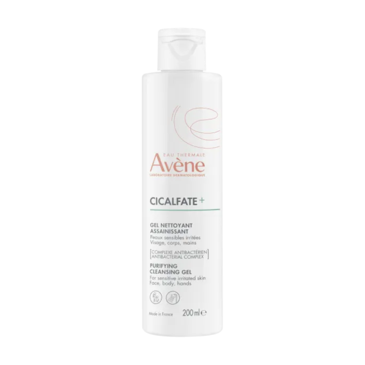 Cicalfate + reinigendes Gel Avène - Flasche mit 200 ml