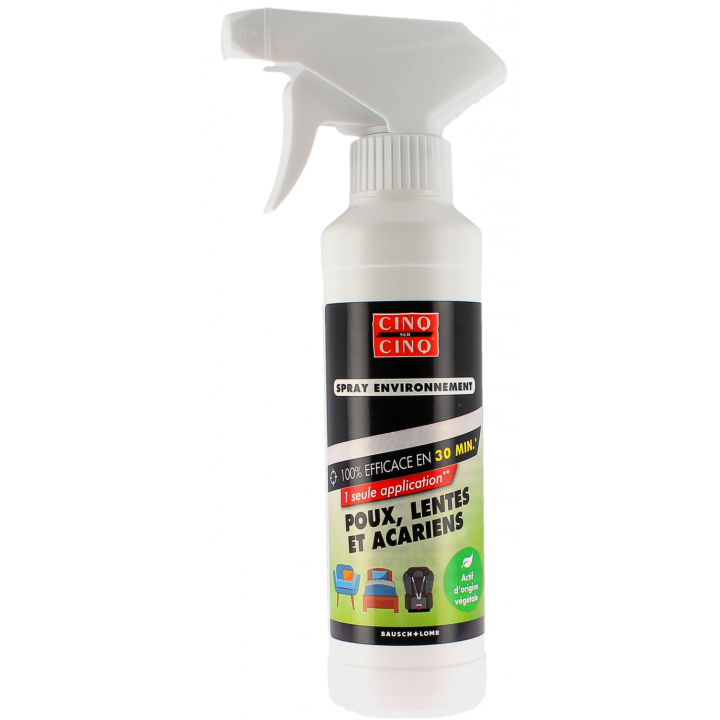 Anti-Läuse, Nissen & Milben Umgebungsbehandlung Fünf auf Fünf - Spray 250ml