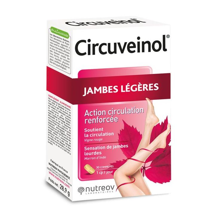 Circuveinol leichte Beine Nutreov - Packung mit 30 Tabletten