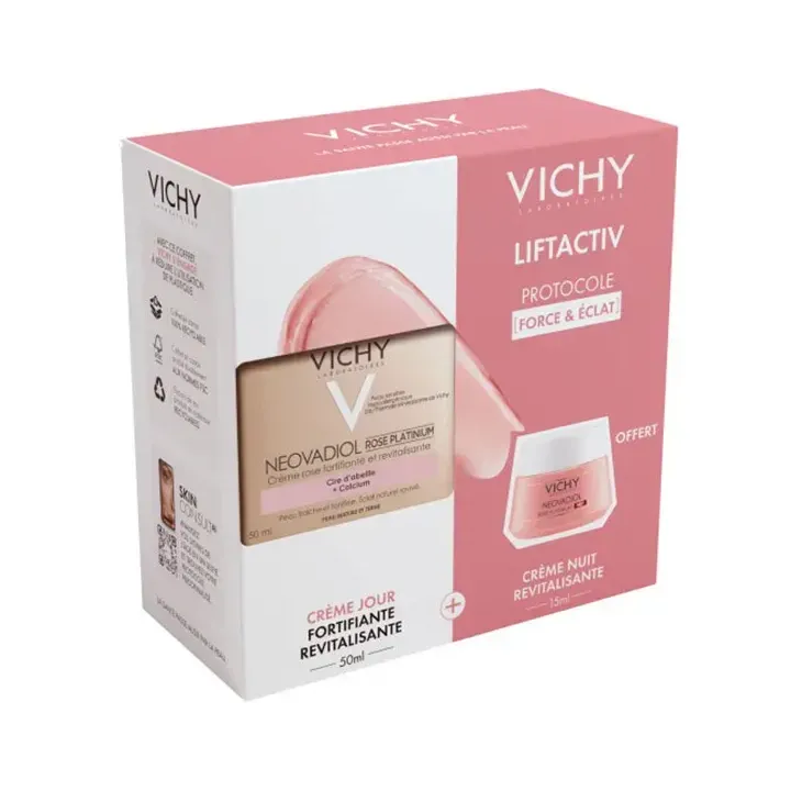 Neovadiol Rosé Platinum revitalisierendes Stärkungsset von Vichy - Set mit 2 Produkten
