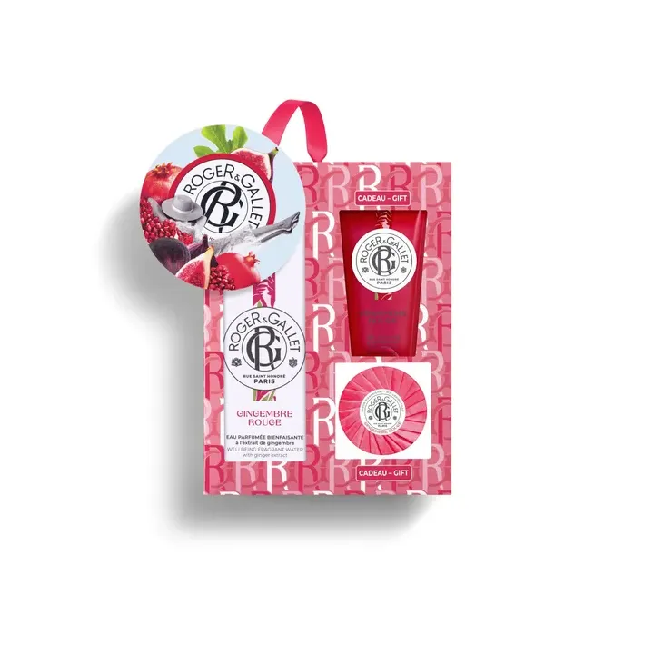 Geschenkset Frühling Roter Ingwer Roger & Gallet - Flasche 100 ml