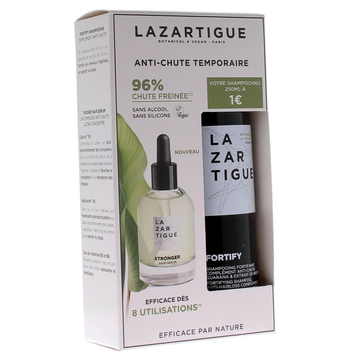 Lazartigue Temporäres Anti-Fall-Set - Set mit 2 Produkten