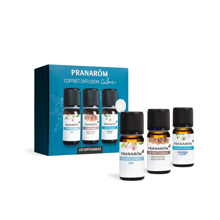 Coffret Diffusion Ruhe Pranarōm - Set mit 3 Fläschchen à 10ml