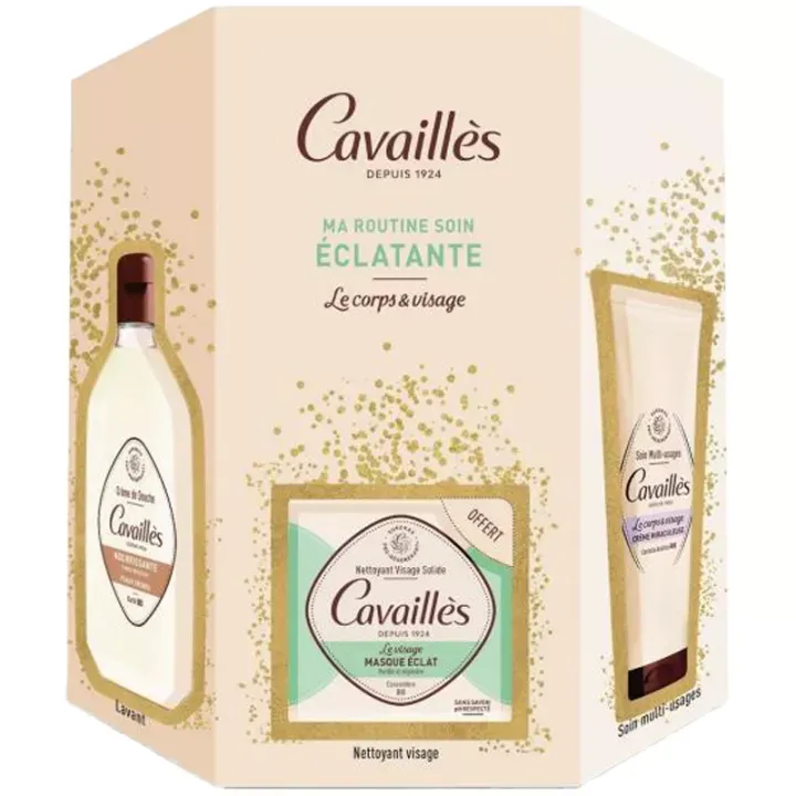 Coffret meine strahlende Pflegeroutine Rogé Cavaillès - Set mit 3 Produkten