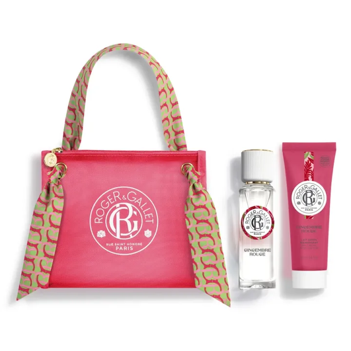 Frühlingsset roter Ingwer Roger & Gallet - Set mit 2 Produkten