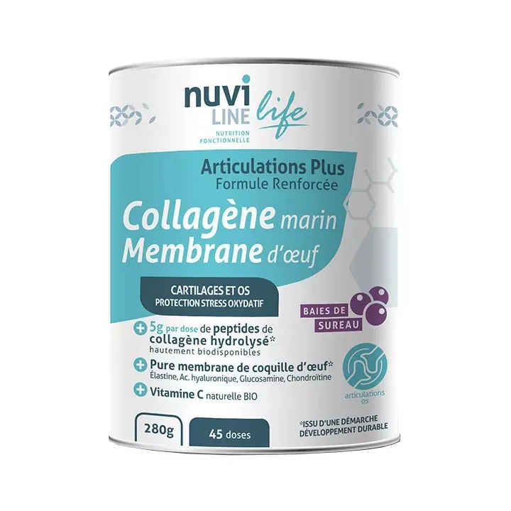 Meereskollagen Eierschale Gelenke plus Nuviline - 280g Dose