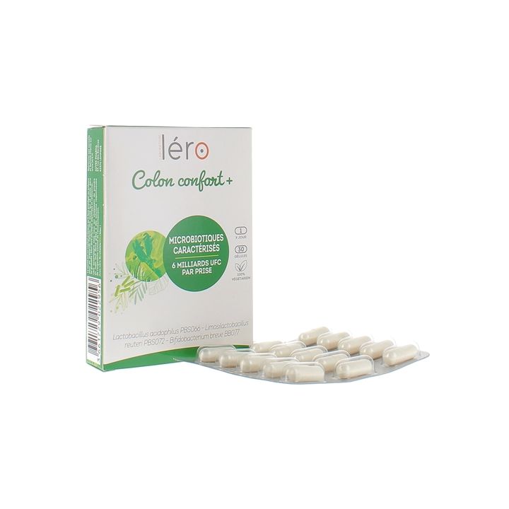 Colon Komfort + Léro - Packung mit 30 Kapseln
