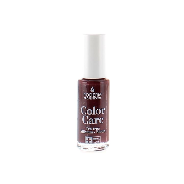 Color Care Nagellack Rot Schwarz 437 Poderm - Flasche mit 8ml