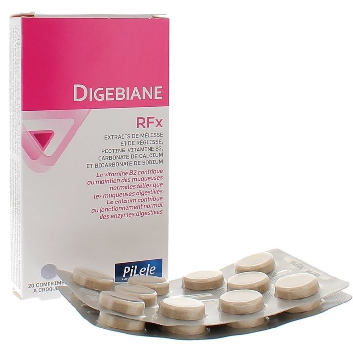 RFx Digebiane Pileje - Packung mit 20 Tabletten