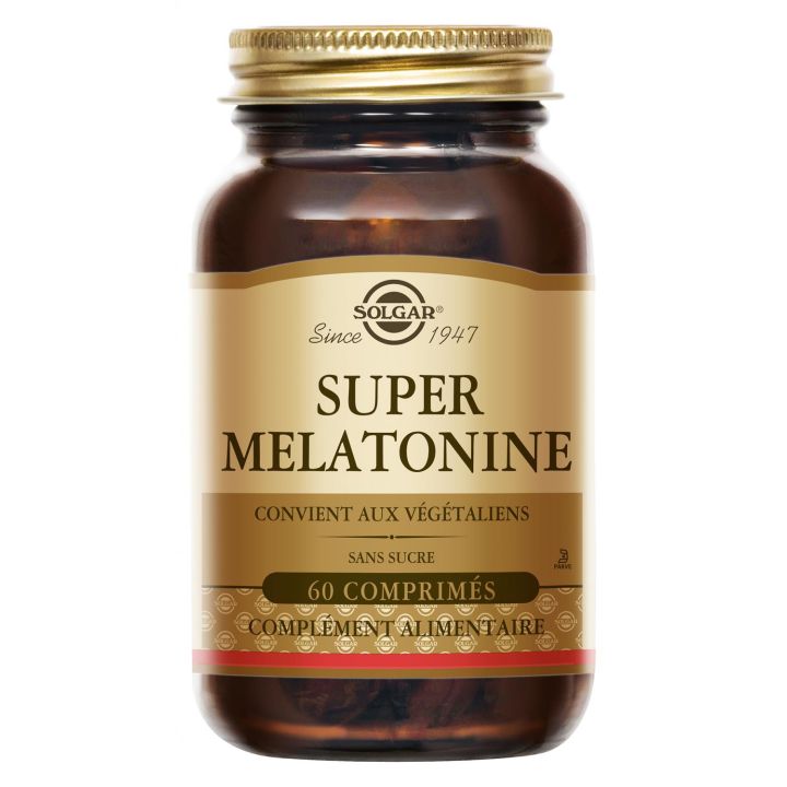 Super Melatonin Solgar - Packung mit 60 Tabletten