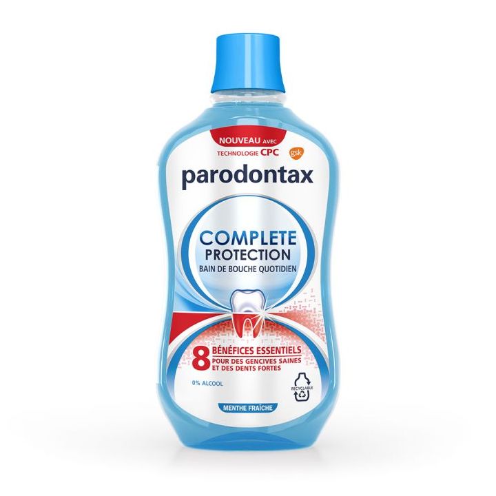 Vollständiger Schutz Mundspülung Parodontax - Flasche 500 ml