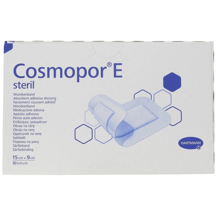 Cosmopor E Verband 15x9 cm Hartmann - Packung mit 10 Einheiten