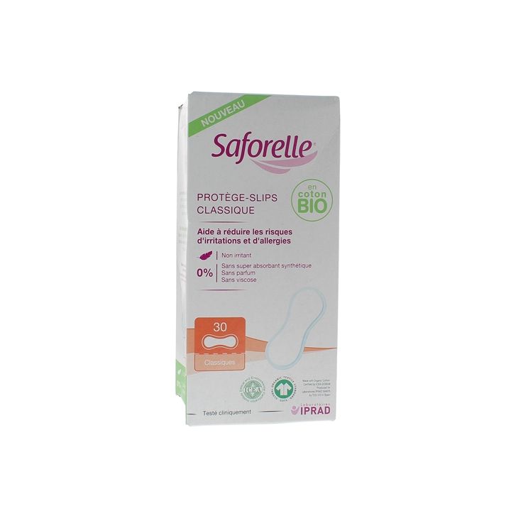Coton protect Slipeinlagen Saforelle - Schachtel mit 30 Slipeinlagen