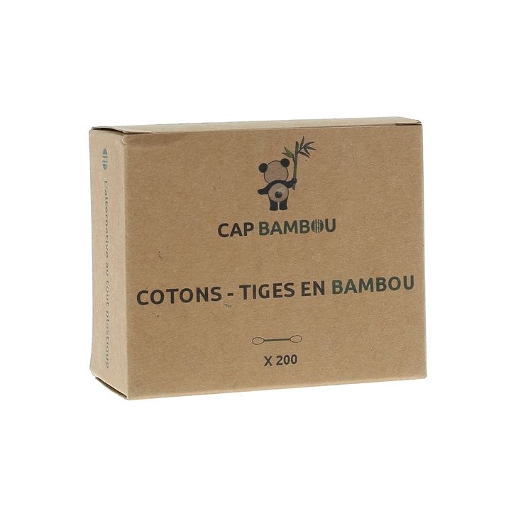 Bambus-Q-Tips Cap Bambou - Box mit 200 Q-Tips