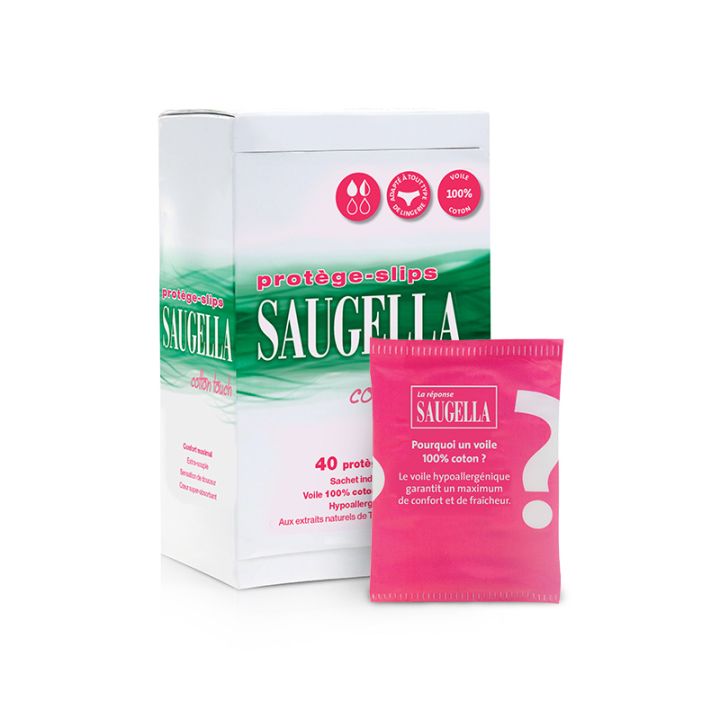 Cotton touch Handtuch extra dünn Saugella - Box mit 40 Slipeinlagen