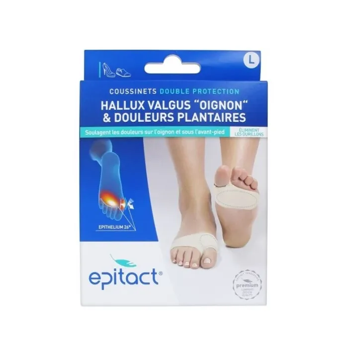 Doppelschutzpolster Hallux Valgus L Epitact - 1 Paar