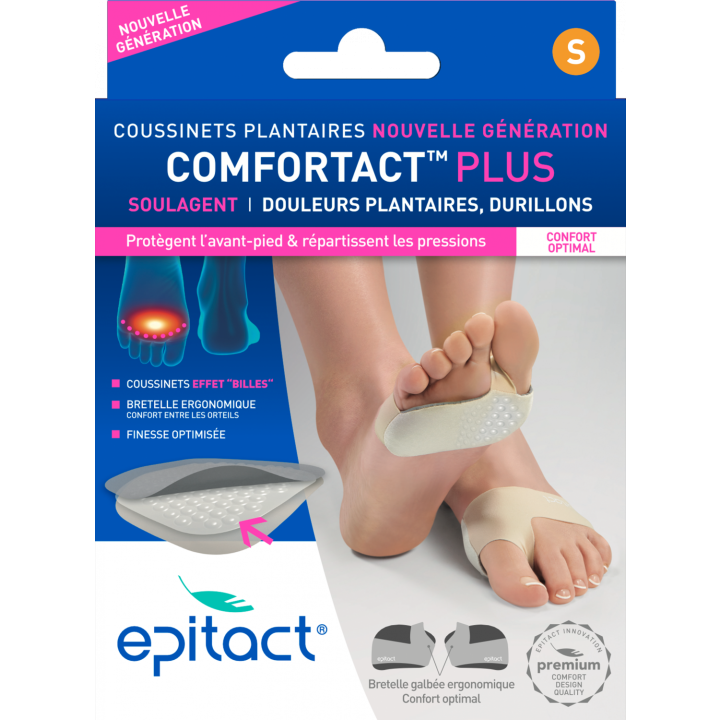Comfortact Plus Epitact - 1 Paar neue Generation Fußpolster