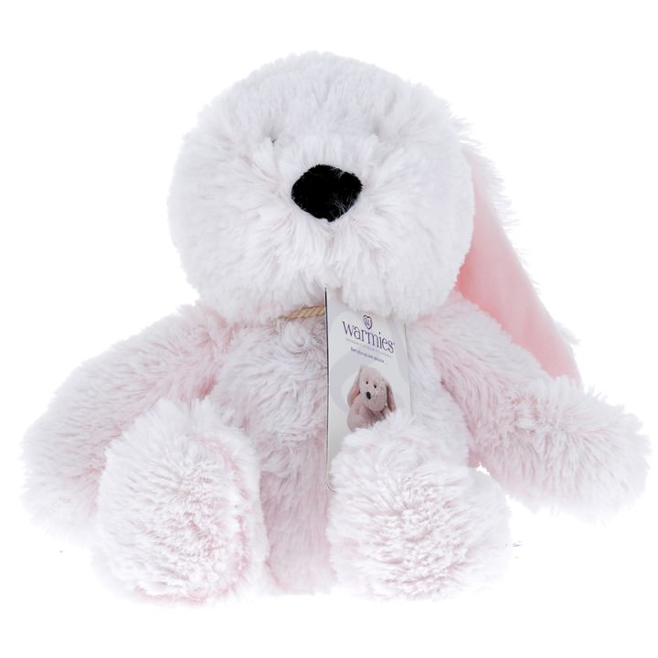 Gemütliche Wärmflaschen-Plüschfigur Hase Rosa Soframar - 1 Plüschfigur von 30 cm