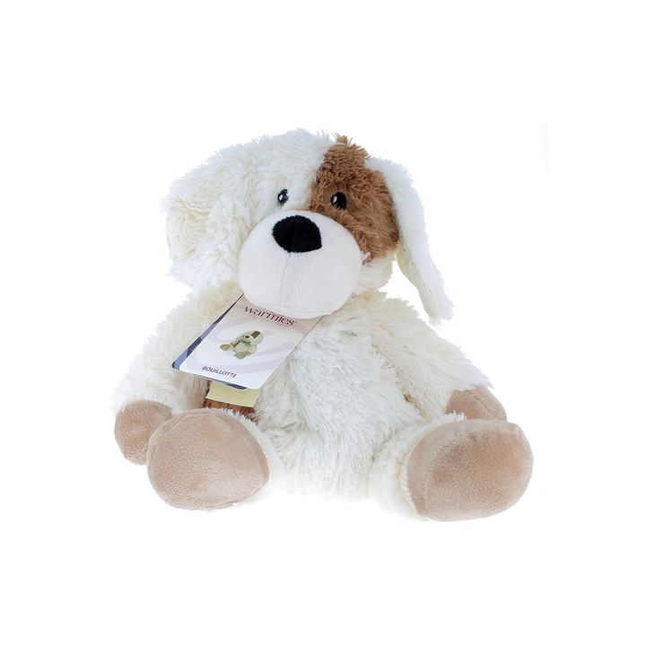 Gemütlicher Wärmflaschenhund Soframar - 1 Kuscheltier von 30 cm