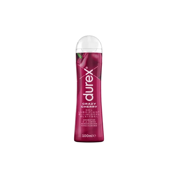 Crazy Cherry Gel Gleitmittel mit Kirschgeschmack Durex - Tube mit 100ml