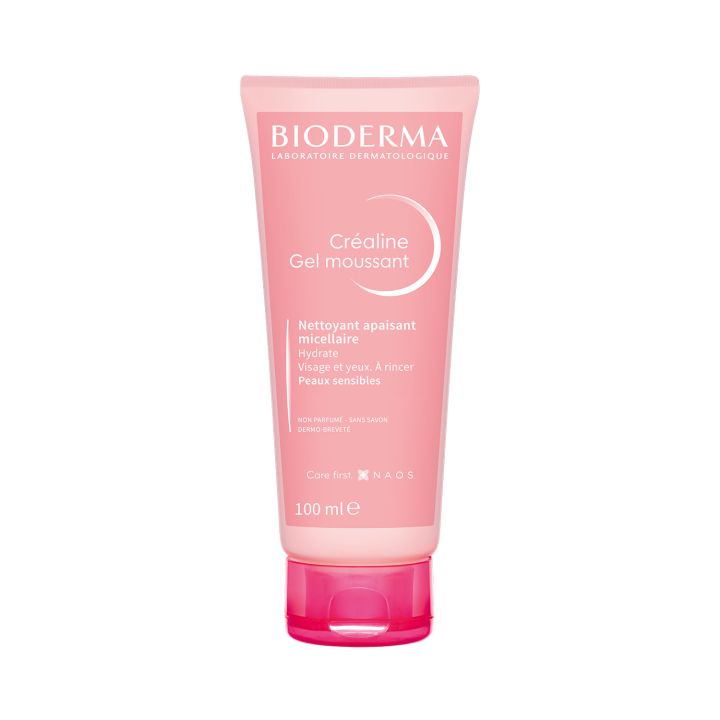 Créaline Schäumendes Gel Bioderma - Tube mit 100 ml