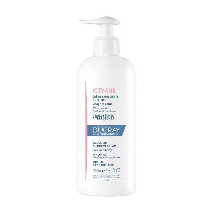 Ictyane nutritive Emollient-Creme Ducray - Pumpflasche mit 400 ml