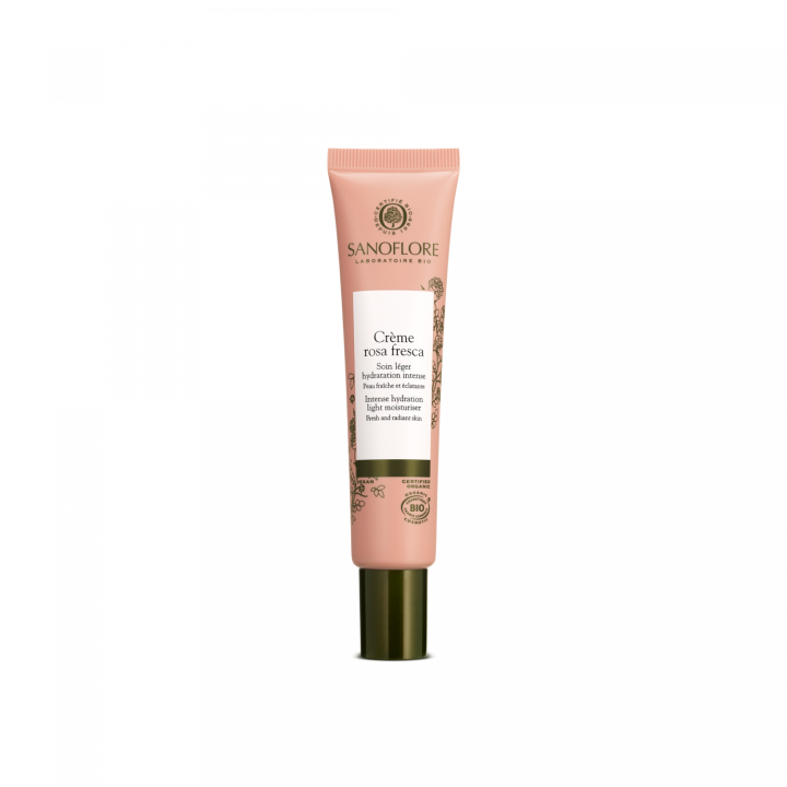 Leichte Creme Rosa Fresca Sanoflore - Tube mit 40 ml