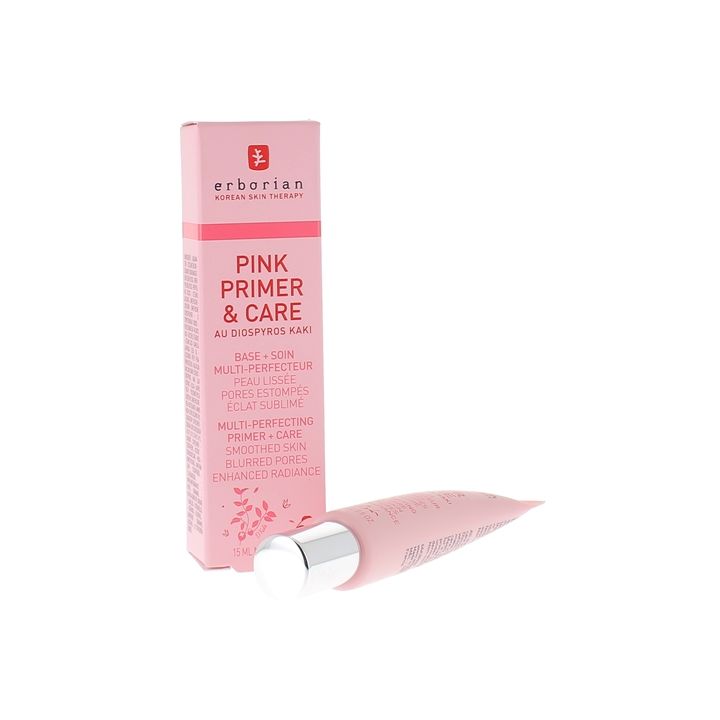 Pink Primer & Care Creme mit Diospyros Kaki Erborian - 15 ml Tube
