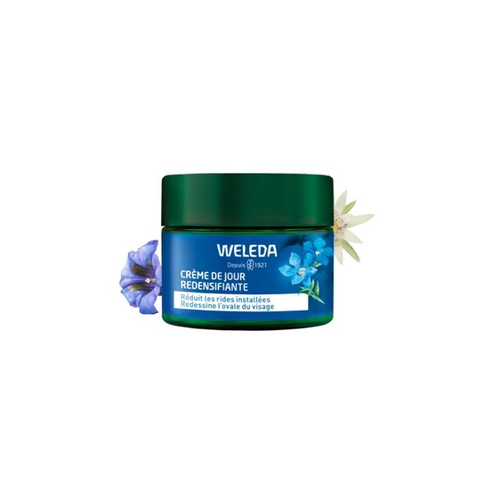 Tagescreme mit blauer Enzian & Edelweiss von Weleda - 40 ml Tiegel