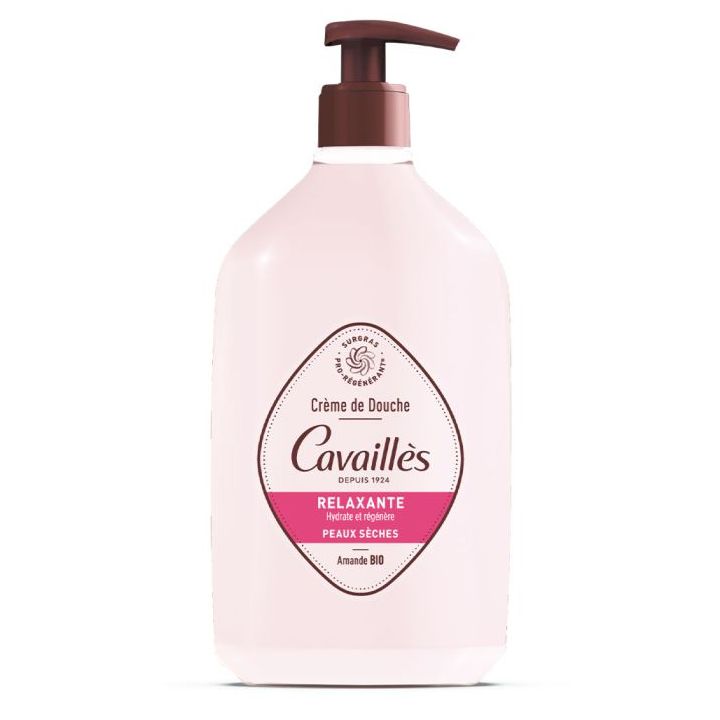 Entspannende Duschcreme mit Mandelbutter und Rose Rogé Cavaillès - Flasche mit 750 ml