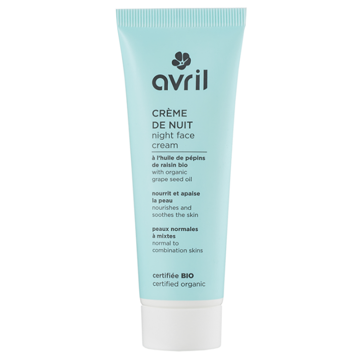 Nachtcreme für normale und Mischhaut bio Avril - Tube 50 ml