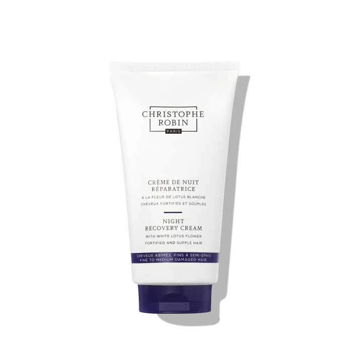 Nachtreparaturcreme mit weißer Lotusblüte Christophe Robin - Tube mit 150 ml