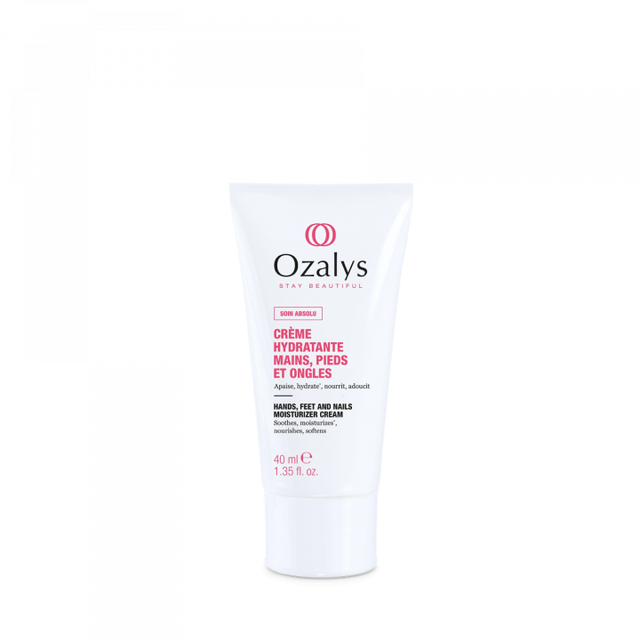 Feuchtigkeitsspendende Creme für Hände, Füße und Nägel Ozalys - 40ml Tube