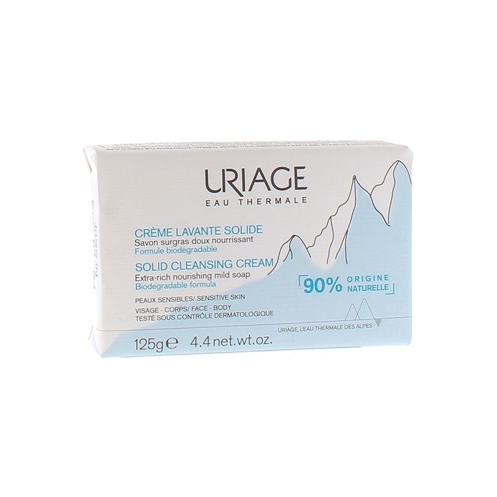 Festes Waschgel Uriage - festes Seifenstück von 125g