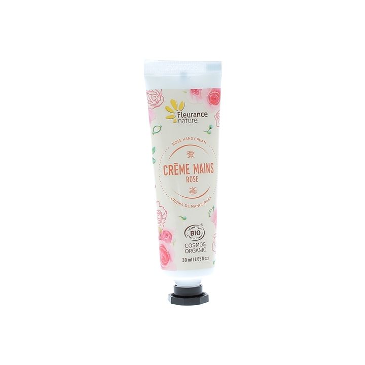 Bio-Rosenhandcreme Fleurance Nature - 30 ml Tube