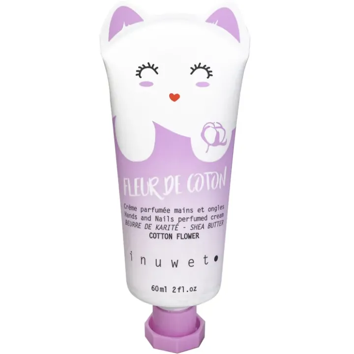 Hand- und Nagelcreme mit Baumwollblüten-Duft Inuwet - 60ml Tube