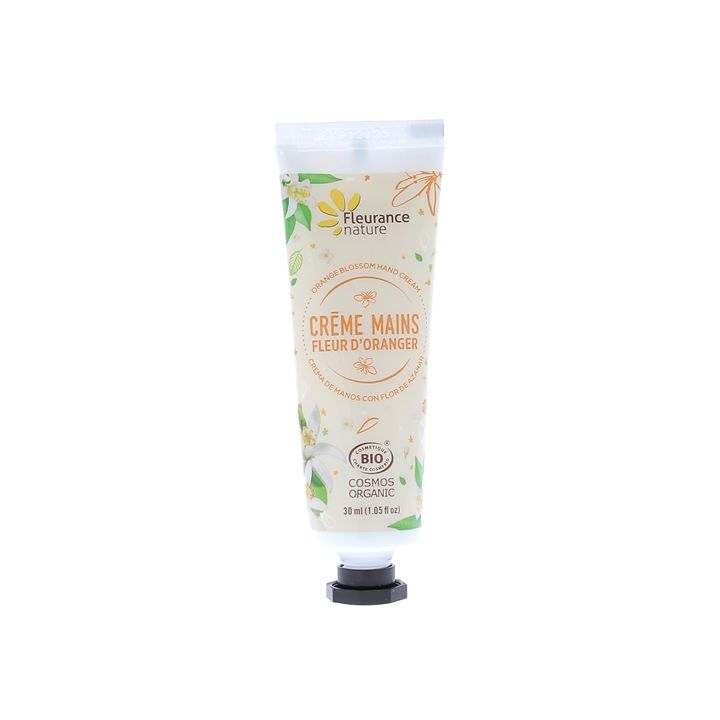 Bio Orangenblütenhandcreme Fleurance Nature - 30ml Tube