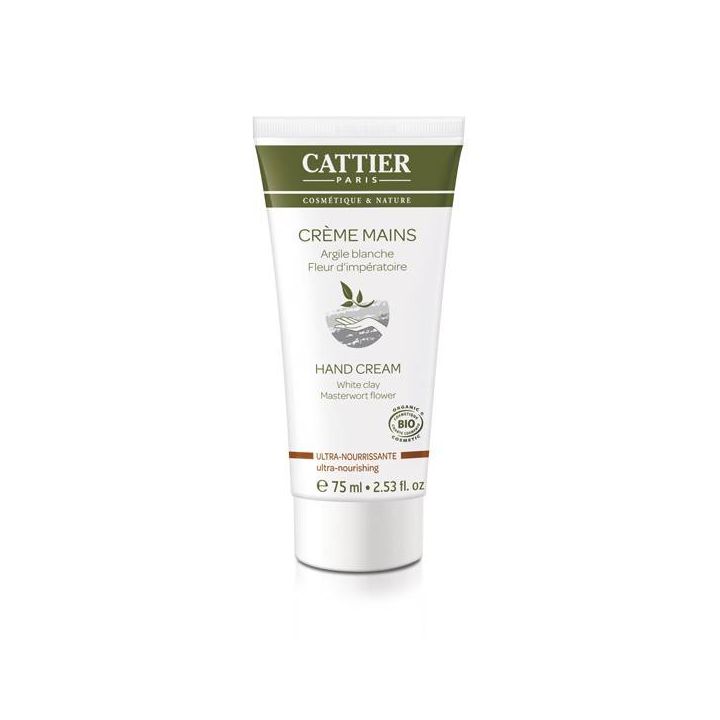 Bio Cattier ultra-nourishing hand cream - tube 75 ml