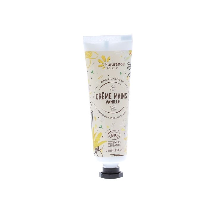 Bio Vanille Handcreme Fleurance Nature - 30 ml Tube