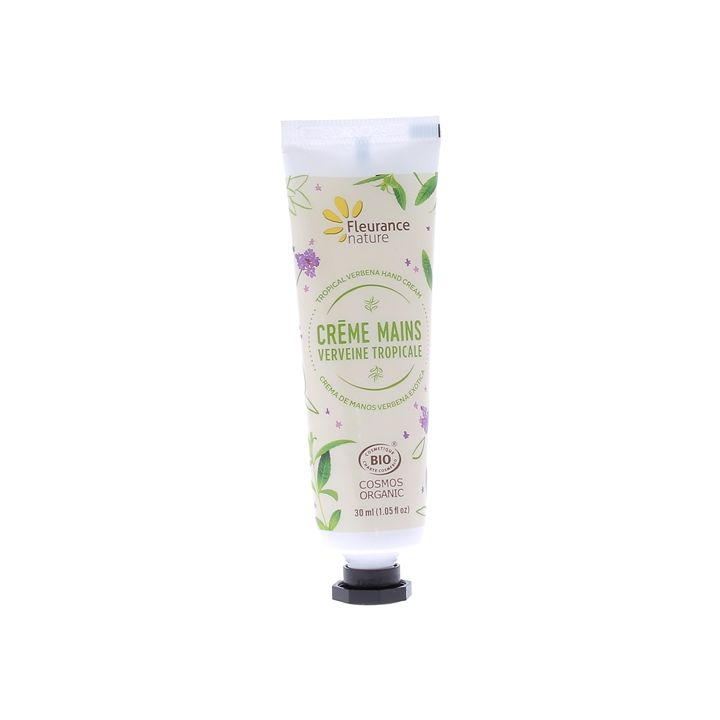 Bio Handcreme mit tropischem Verbena von Fleurance Nature - 30 ml Tube