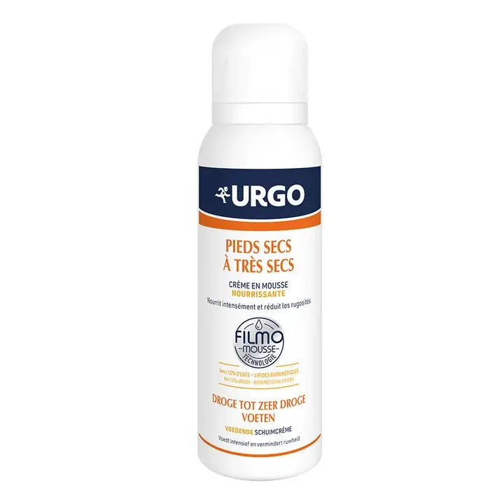 Nährende Schaumcreme für trockene Füße Urgo - Flasche mit 125 ml