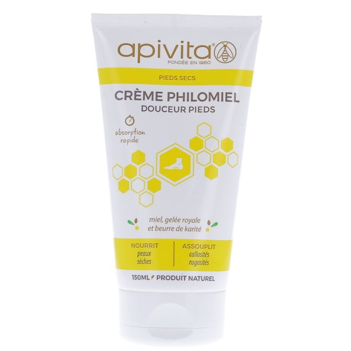 Philomiel Creme für zarte Füße Apivita - 150 ml Tube