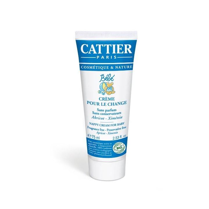 Bio Cattier Windel Schutzcreme für Babys - Tube 75 ml