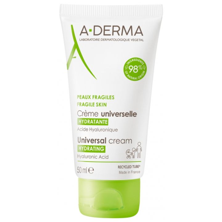 Universelle Feuchtigkeitscreme A-Derma - 50 ml Tube
