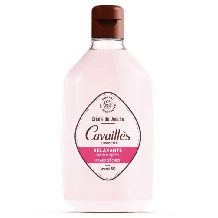 Duschcreme mit Mandelbutter und Rose Rogé Cavaillès - Flasche mit 250 ml