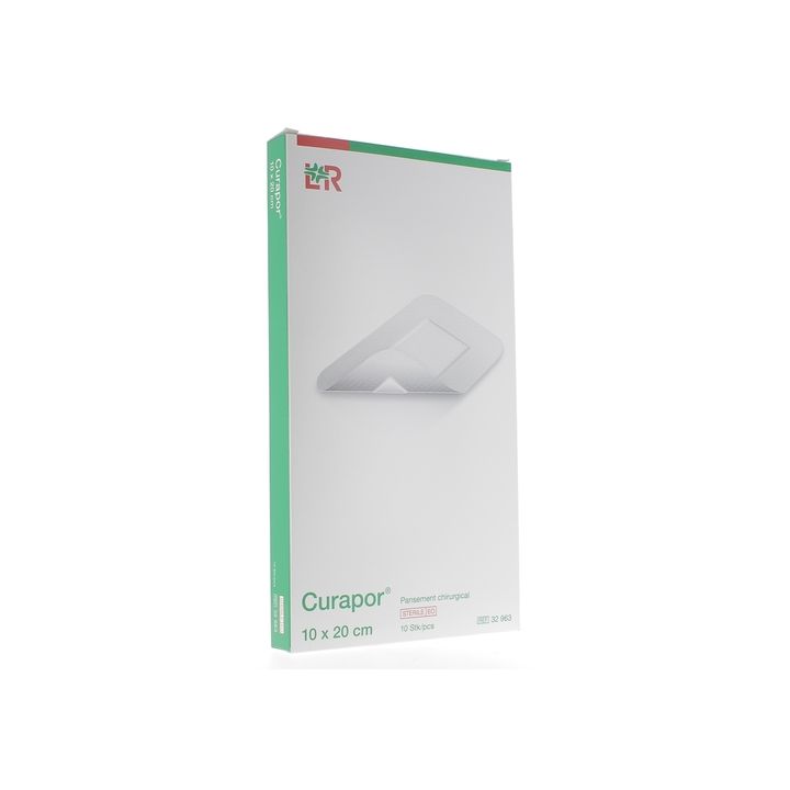 Curapor Steril Wundpflaster Velpeau Lohmann & Rauscher - 10 Pflaster von 10 x 20 cm